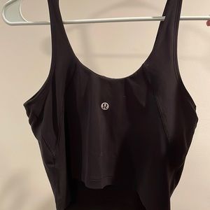Lululemon black align tank top size 8